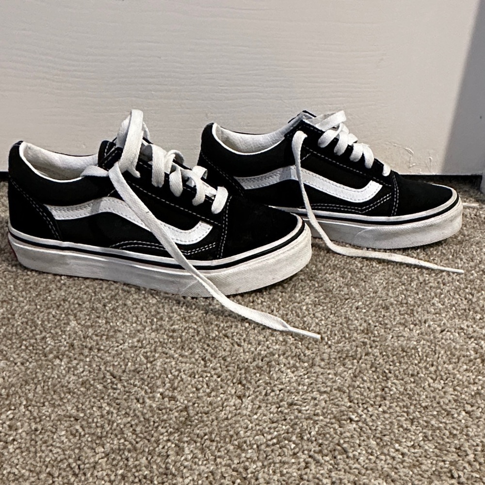 Vans Classic Black and White Low-Tops